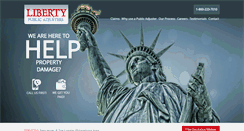 Desktop Screenshot of libertypublicadjusters.com